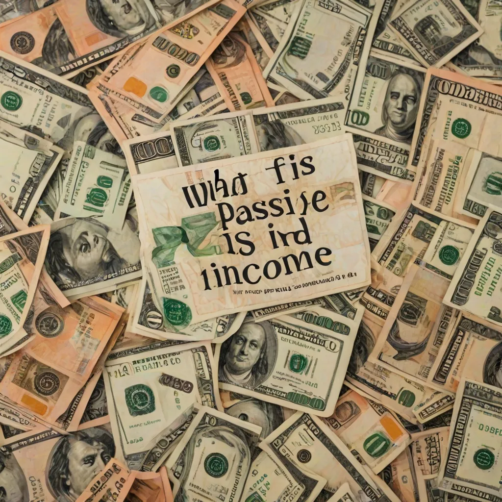 Czym jest dochód pasywny?
