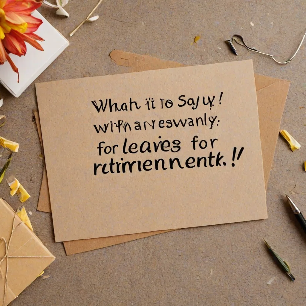 Co powiedzieć na pożegnanie w pracy odchodząc na emeryturę?